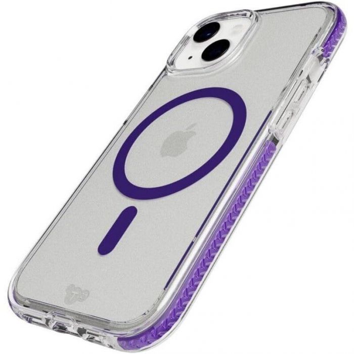 Чохол-накладка Tech21 Evo Crystal MagSafe для Apple iPhone 15 Amethyst (T21-10242)
