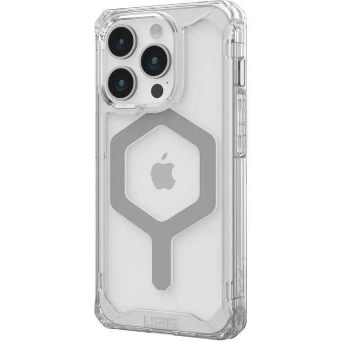Чохол-накладка Urban Armor Gear Plyo Magsafe для Apple iPhone 15 Pro Ice/Silver (114286114333)