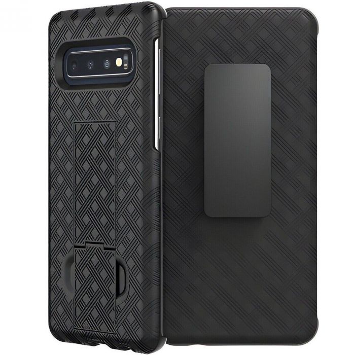 Чохол-накладка Verizon Shell and Holster для Samsung Galaxy S10 SM-G973 Black (51829VZRHOC)