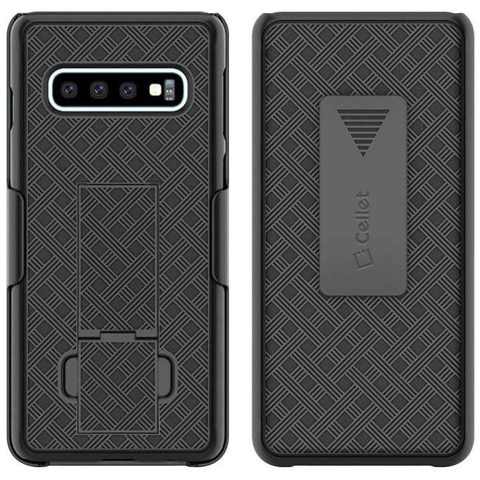 Чохол-накладка Verizon Shell and Holster для Samsung Galaxy S10 SM-G973 Black (51829VZRHOC)