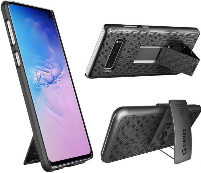 Чохол-накладка Verizon Shell and Holster для Samsung Galaxy S10 SM-G973 Black (51829VZRHOC)