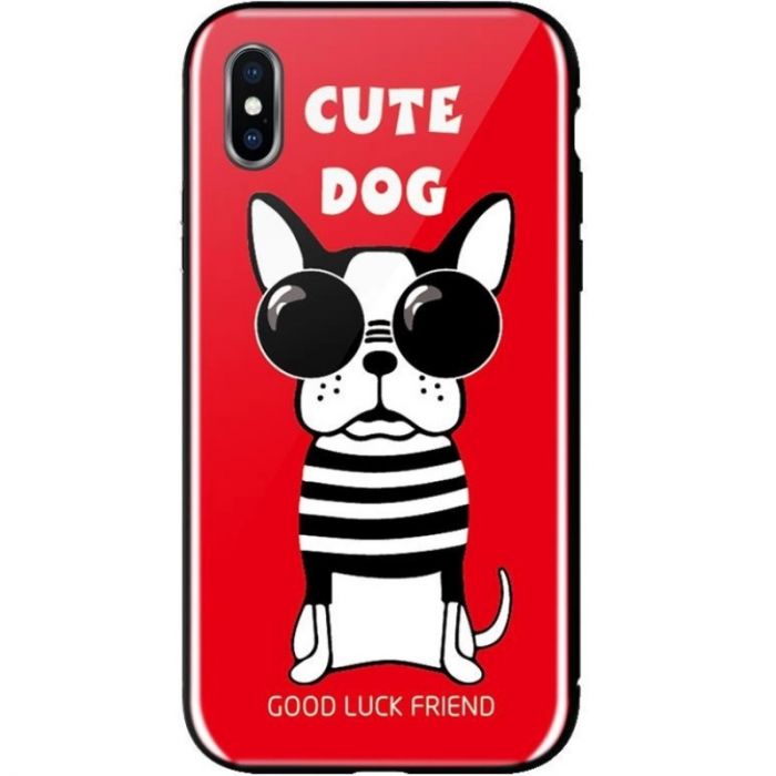 Чохол-накладка WK WPC-087 для Apple iPhone X/XS Cute Dog Red (681920360797)