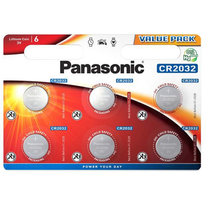 Батарейка Panasonic CR 2032 BL 6шт