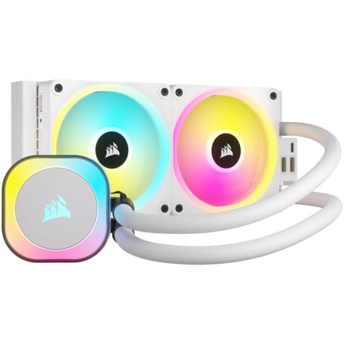 Система водяного охолодження Corsair iCUE Link H100i RGB Liquid CPU Cooler White (CW-9061005-WW)