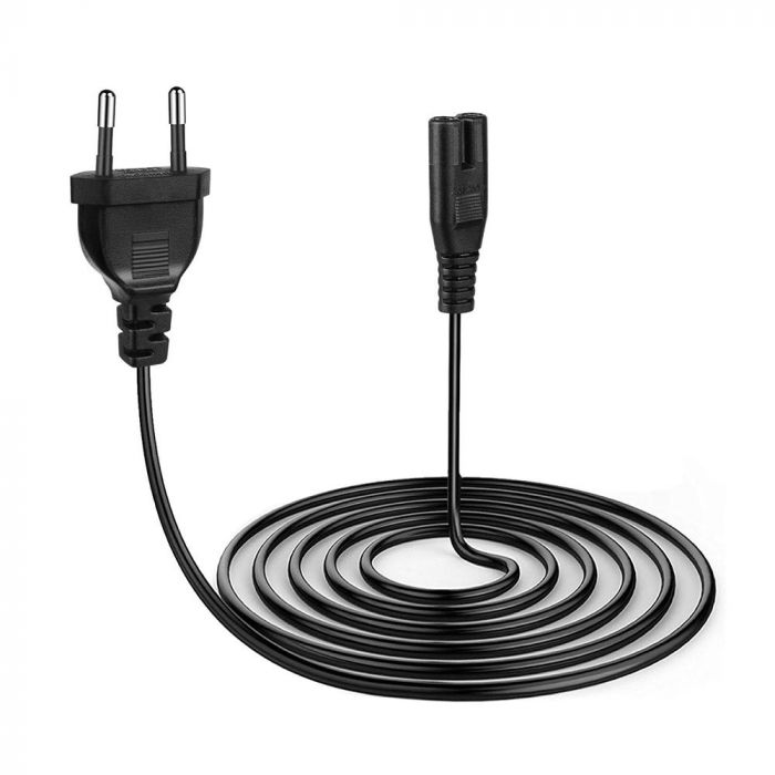 Кабель живлення ColorWay CEE7/16-C7, 2 м, Black (CW-CBP085-BK)