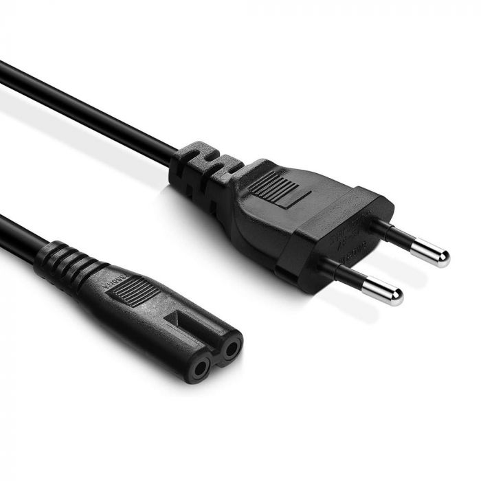 Кабель живлення ColorWay CEE7/16-C7, 2 м, Black (CW-CBP085-BK)