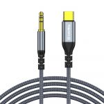 Адаптер ColorWay USB Type-C - 3.5 мм (M/M), 1.2 м, Gray (CW-CBPDJ071-G)