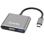 USB-хаб СolorWay USB Type-C 3-в-1 (CW-HUB08)