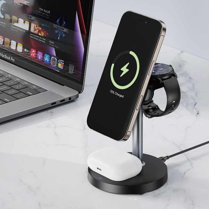 Бездротовий зарядний пристрій XO CX038 15W Black