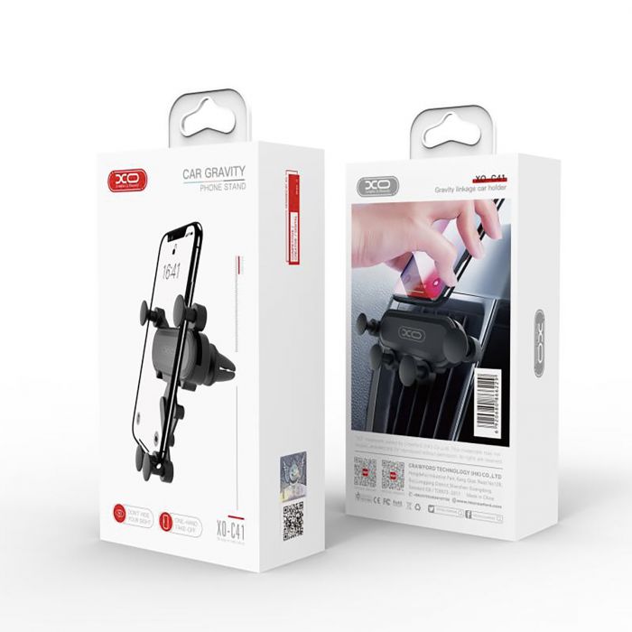 Тримач автомобільний XO C41 Black