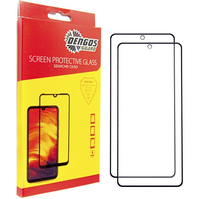 Захисне скло Dengos для Xiaomi Redmi Note 13 Pro 5G Black Full Glue (DG-TG2P-45)