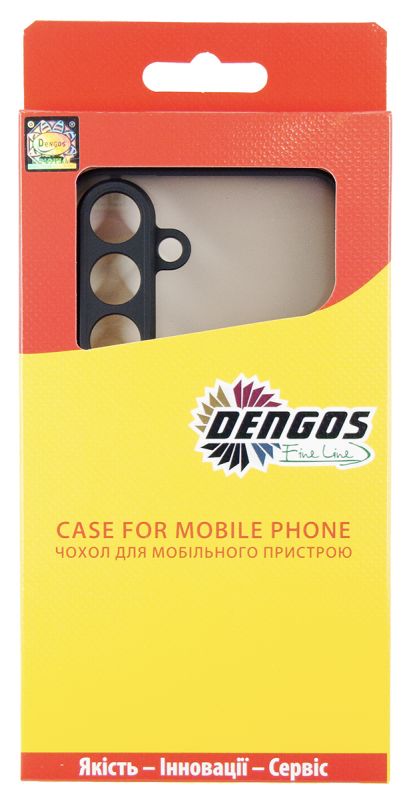 Чохол-накладка Dengos Matt для Samsung Galaxy S25 FE Black (DG-TPU-MATT-169)