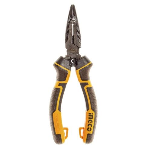 Довгогубці вигнуті "Profi" 160 мм INGCO INDUSTRIAL
