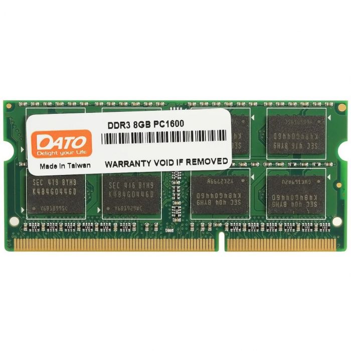 Модуль пам`ятi SO-DIMM 8GB/1600 DDR3 Dato (DT8G3DSDLD16)