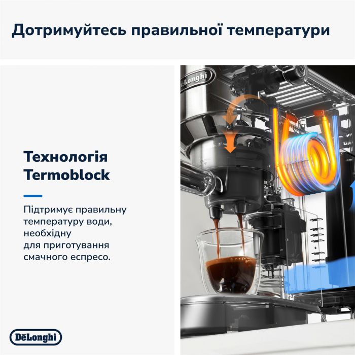 Кавоварка рожкова Delonghi EC 685.W Dedica