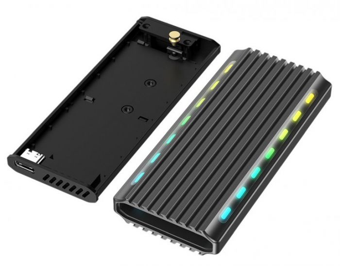 Зовнішня кишеня Gembird SSD M.2, USB 3.0, Black (EE2280-U3C-03)