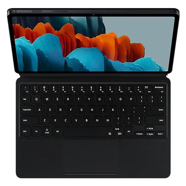 Чохол-клавіатура Samsung Book Cover Keyboard для Samsung Galaxy Tab S7 11.0 SM-T870/SM-T875/SM-T786 / Galaxy Tab S8 11.0 SM-X700/SM-X706 Black (EF-DT870BBRGRU)