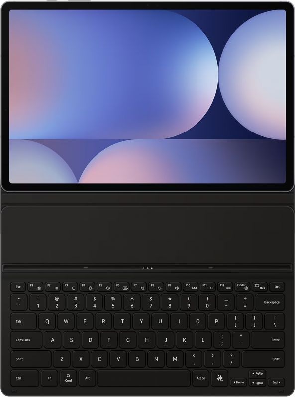Чохол-клавіатура Samsung Book Cover Keyboard Slim AI Key для Samsung Galaxy Tab S9+ 12.4 SM-X810/SM-X816 / Galaxy Tab S9 FE+ 12.4 SM-X610/ SM-X616 / Galaxy Tab S10+ 12.4 SM-X820/SM-X826 Black (EF-DX820UBEGWW)