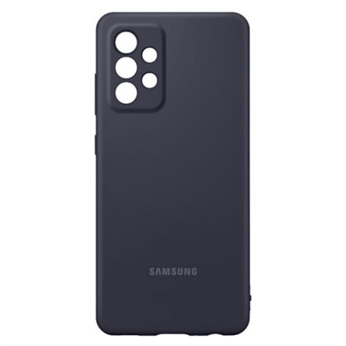 Чохол-накладка Samsung Silicone Cover для Samsung Galaxy A52 SM-A525/SM-A526/A52s SM-A528 Black (EF-PA525TBEGRU)