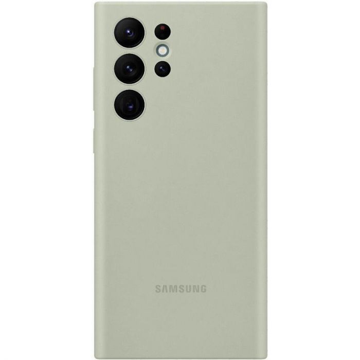 Чохол-накладка Samsung Silicone Cover для Samsung Galaxy S22 Ultra SM-S908 Olive Green (EF-PS908TMEGRU)
