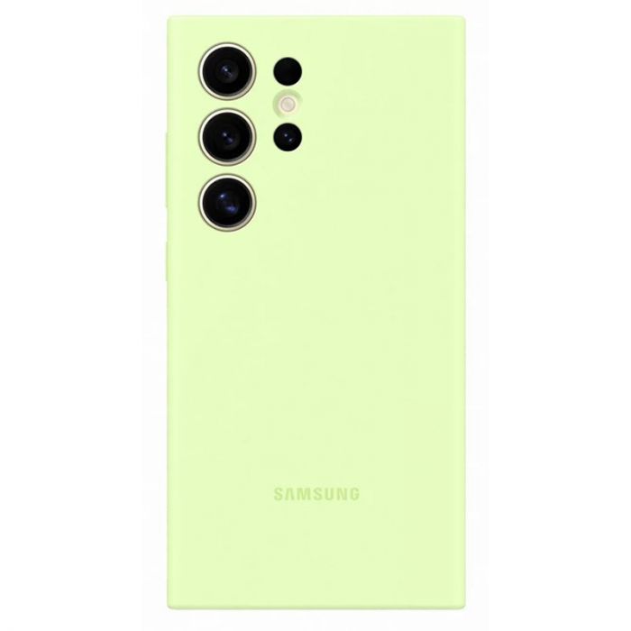 Чохол-накладка Samsung Silicone Case для Samsung Galaxy S24 Ultra SM-S928 Light Green (EF-PS928TGEGWW)