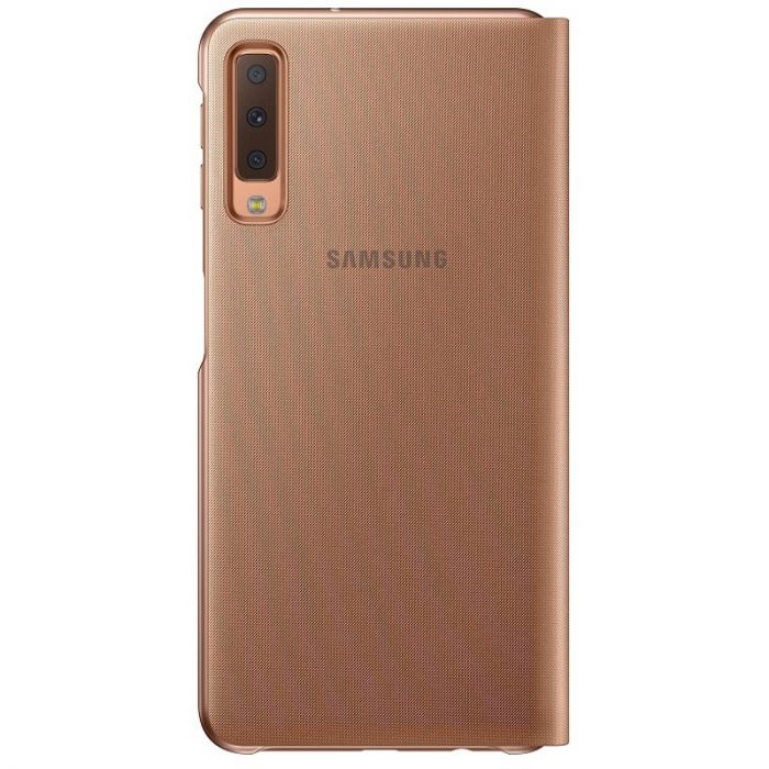 Чохол-книжка Samsung Wallet Cover для Samsung Galaxy A7 2018 SM-A750 Gold (EF-WA750PFEGRU)
