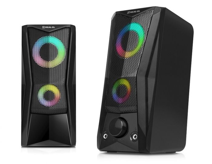 Акустична система REAL-EL S-107 Black 