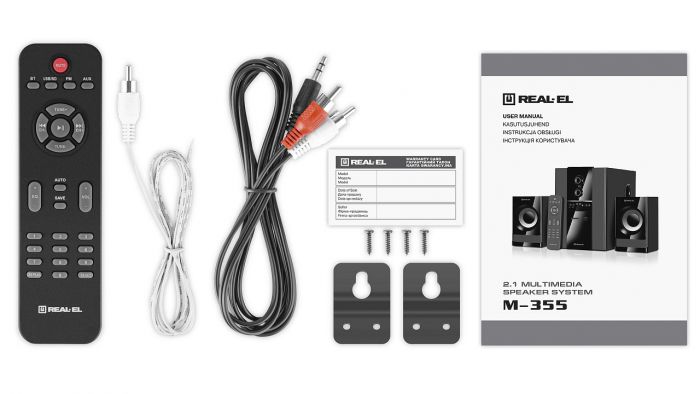 Акустична система REAL-EL M-355 Black