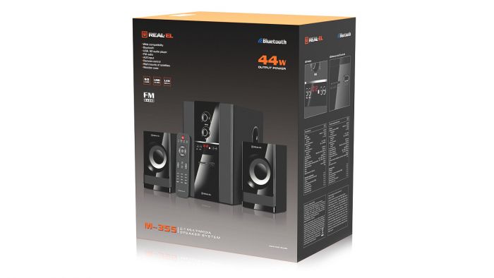 Акустична система REAL-EL M-355 Black