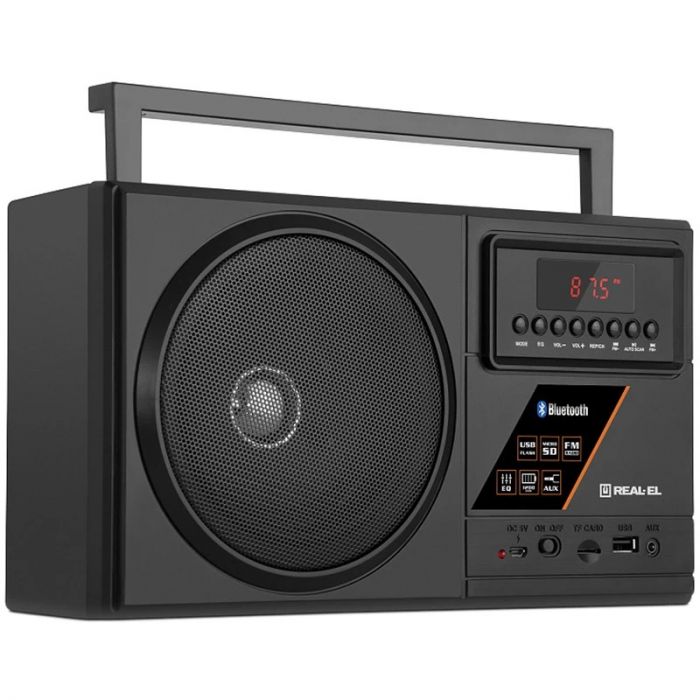 Радіоприймач REAL-EL X-700 Black
