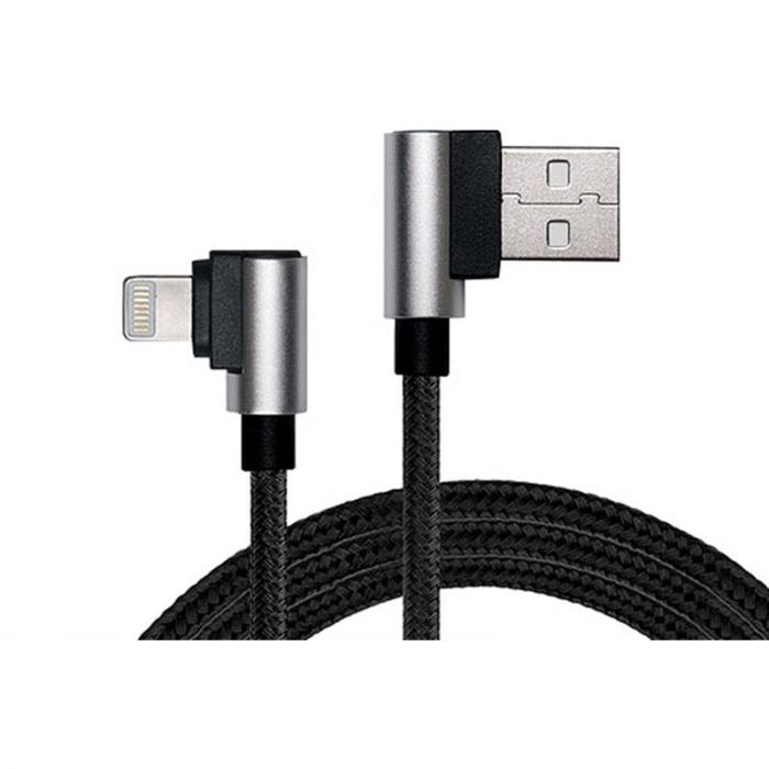 Кабель REAL-EL Premium USB - Lightning (M/M), 1 м, чорний (EL123500034)