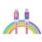 Кабель REAL-EL USB Type-C - Lightning (M/M), 1 м, Rainbow (EL123500054)