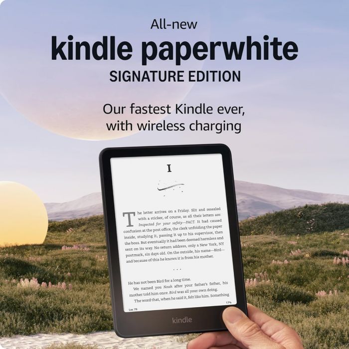 Електронна книга Amazon Kindle Paperwhite (12th Gen) Signature Edition (2024) SA569P 32GB Metallic Black_JP