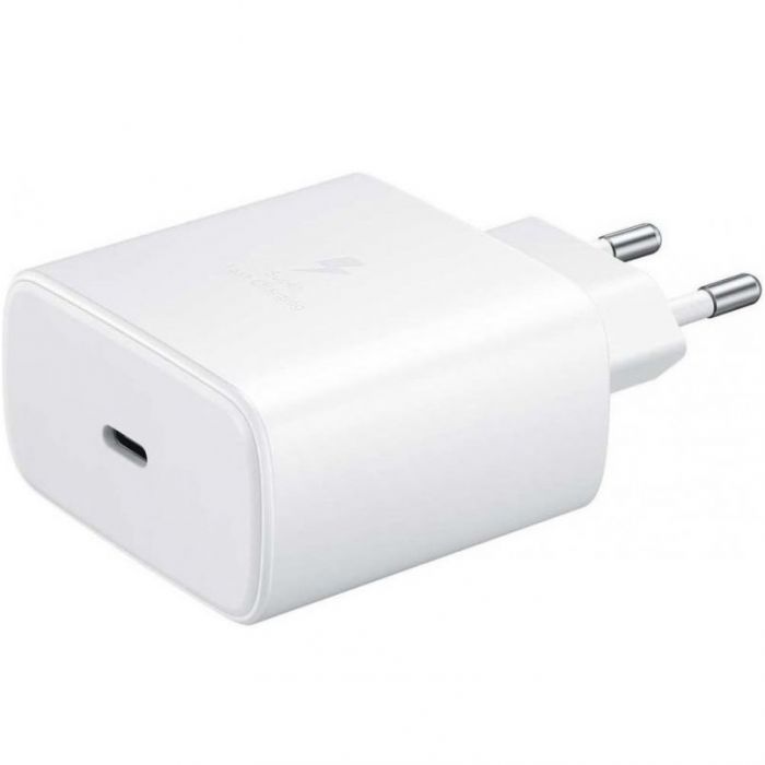 Мережевий зарядний пристрій Samsung EP-TA845 45W Type-C White (EP-TA845NWE) OEM