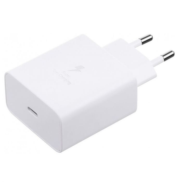 Мережевий зарядний пристрій Samsung EP-TA865 65W Type-C White (EP-TA865NWE) OEM