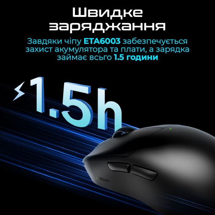 Миша бездротова RAWM ES21 Black