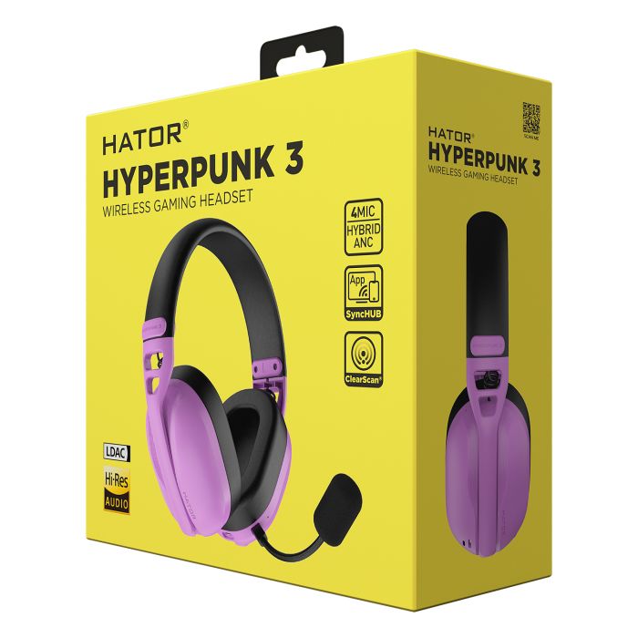 Гарнiтура Hator Hyperpunk 3 Wireless Cyber Violet (ESH19)