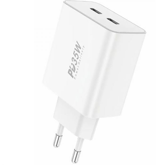 Мережевий зарядний пристрій Foneng EU50 PD35W Fast Charger (2USBх3A) White (EU50-CH)