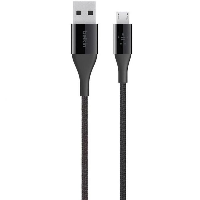 Кабель Belkin DuraTek Mixit USB - MicroUSB (M/M) 1.2 м Black (F2CU051bt04-BLK)