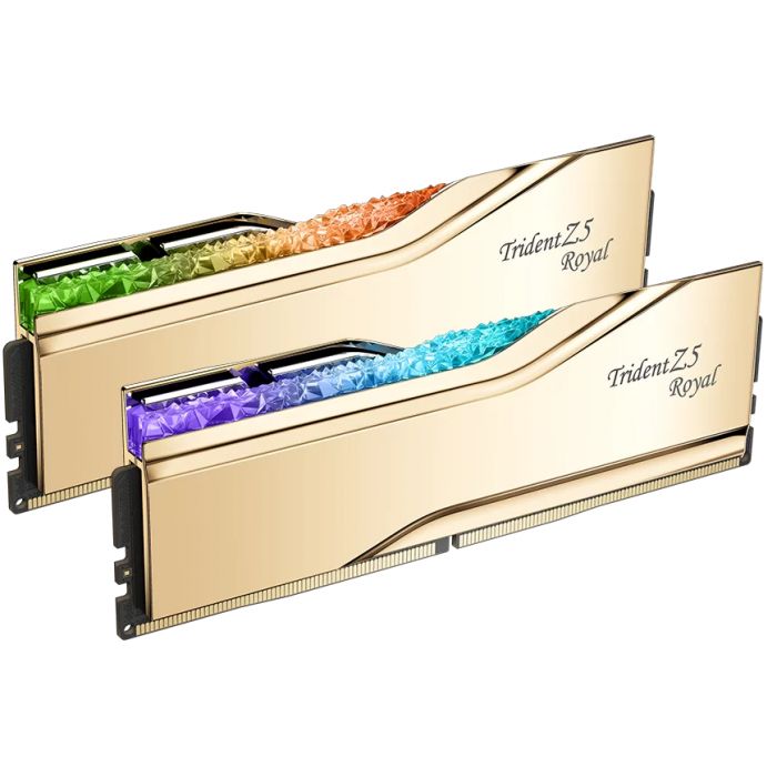 Модуль пам`ятi DDR5 2x32GB/6000 G.Skill Trident Z5 Royal Gold (F5-6000J2836G32GX2-TR5G)
