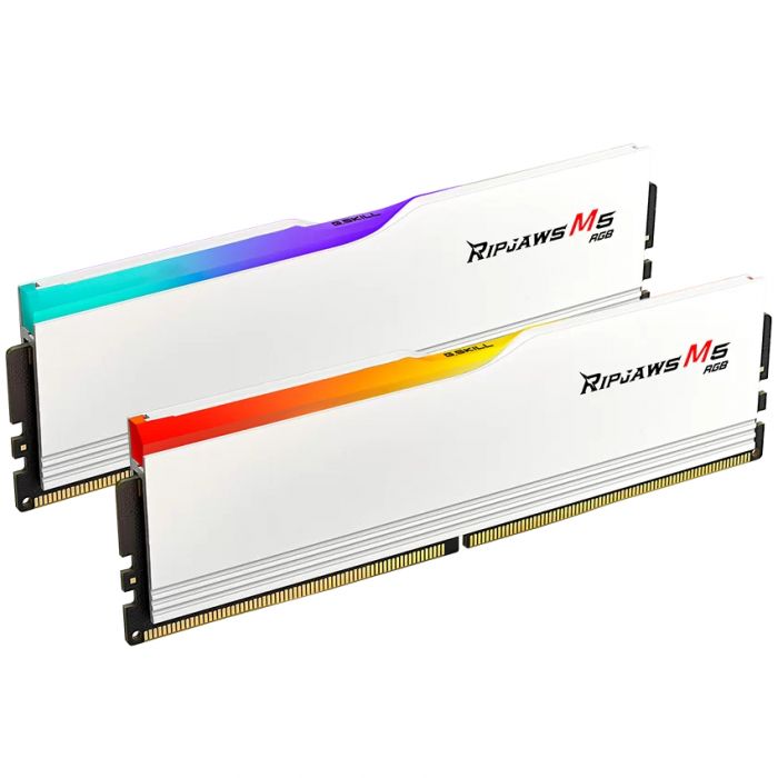 Модуль пам`ятi DDR5 2x32GB/6000 G.Skill Ripjaws M5 RGB White (F5-6000J3238G32GX2-RM5RW)