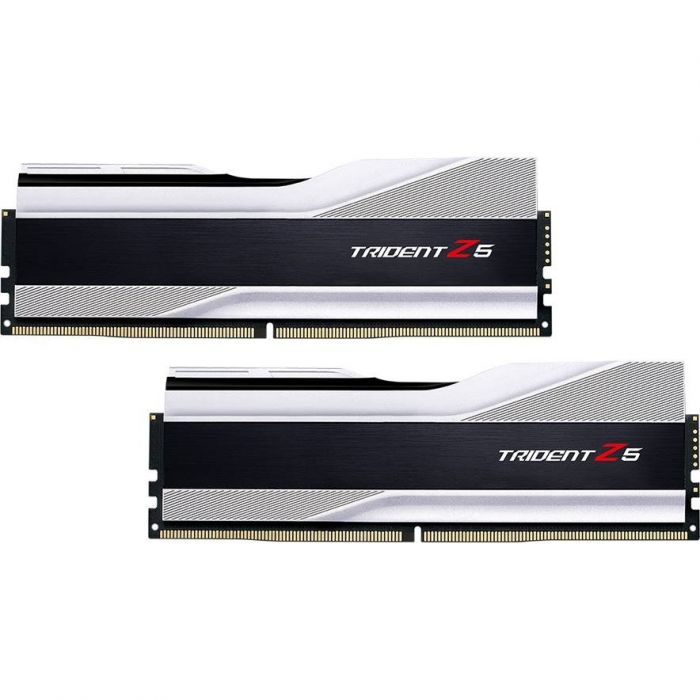 Модуль пам`ятi DDR5 2x16GB/6000 G.Skill Trident Z5 Silver (F5-6000J3636F16GX2-TZ5S)