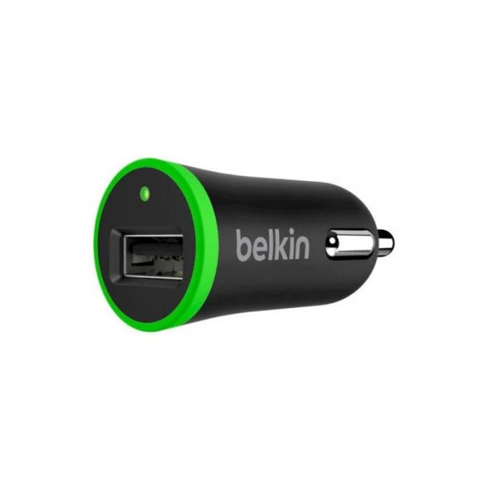 Автомобільний зарядний пристрій Belkin (1USB, 2.4A) Black (F7U002bt06-BLK)_OEM