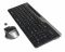 Комплект (клавіатура, миша) бездротовий A4Tech FB2535CS Smoky Grey