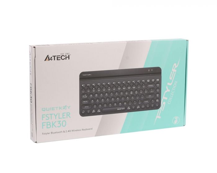 Клавіатура бездротова A4Tech FBK30 Black