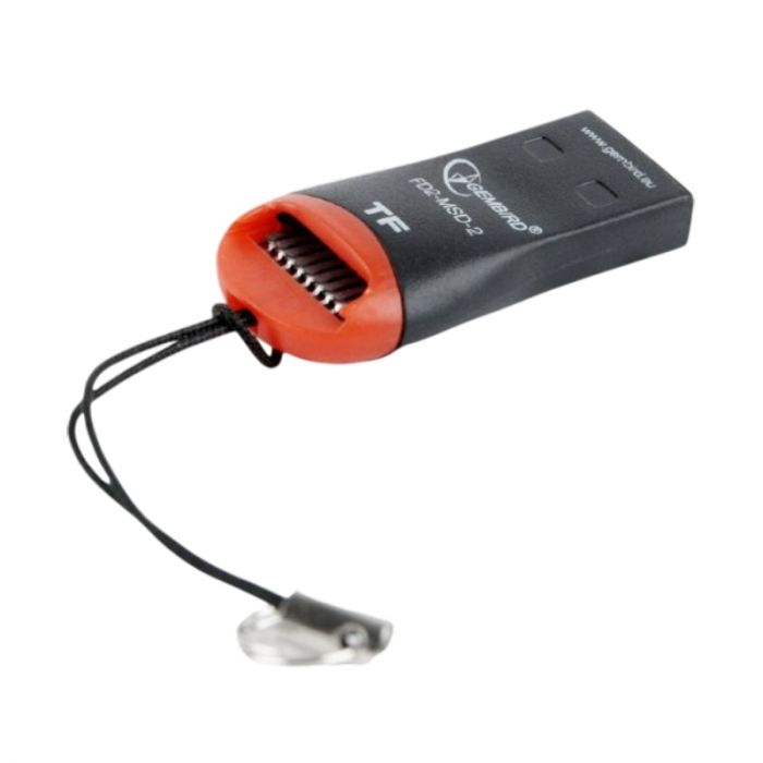 Кардрідер USB2.0 Gembird FD2-MSD-3 Black