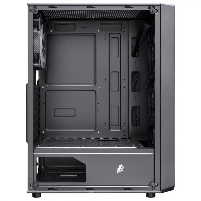 Корпус 1stPlayer FD3-BK-4F7 Black без БЖ
