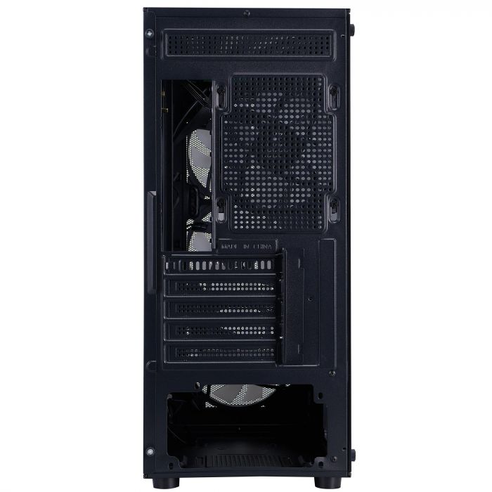 Корпус 1stPlayer FD3-M-BK-4F7 Black без БЖ