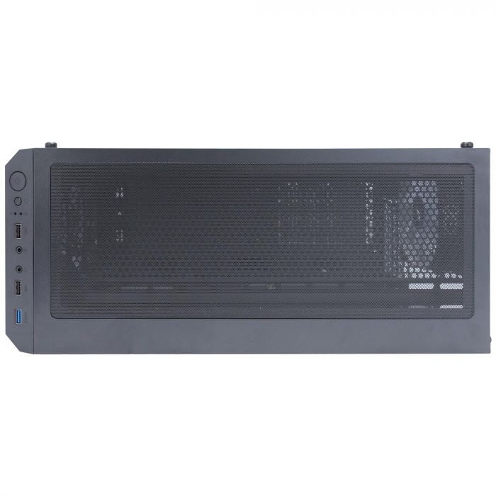 Корпус 1stPlayer FD5-M-BK-4F1 Black без БЖ