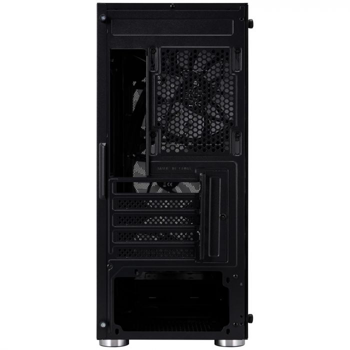 Корпус 1stPlayer FD5-M-BK-4F1 Black без БЖ